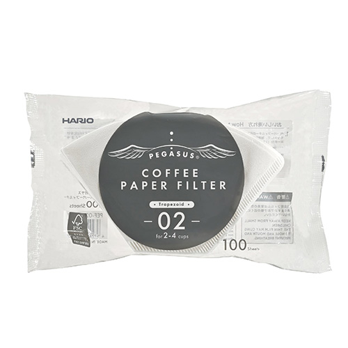Pegasus Coffee Paper Filter 02W 100 sheets