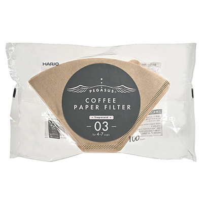 Pegasus Coffee Paper filter 03M 100 sheets - PEF-03-100M