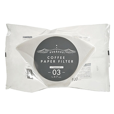 Pegasus Coffee Paper filter 03W 100 sheets - PEF-03-100W