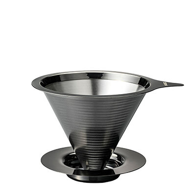 Double mesh metal dripper - DMD-02-MBK