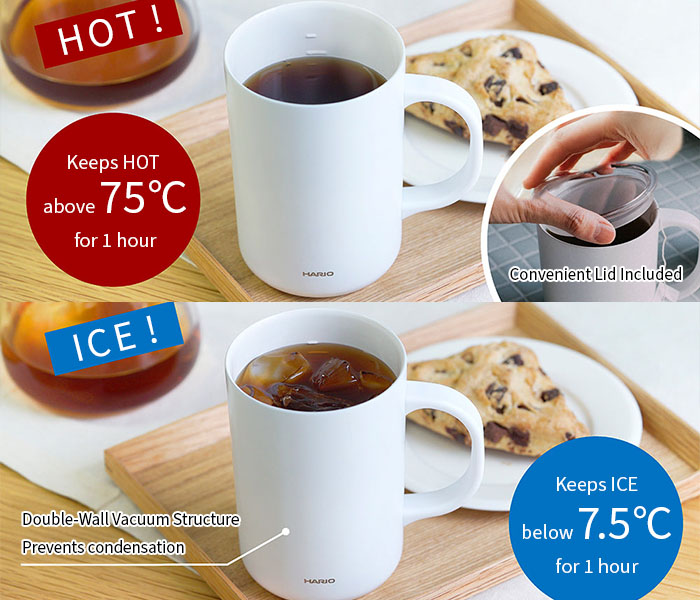 Thermal Mug with Ceramic Coating - CMG-470-W