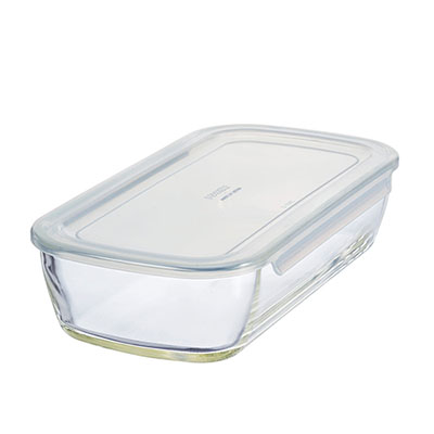 Heatproof Square Glass Container 900 - KSTL-90-TW