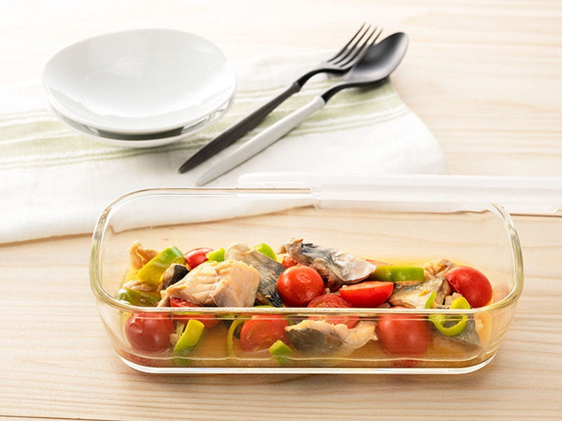 Heatproof Square Glass Container 900 - KSTL-90-TW