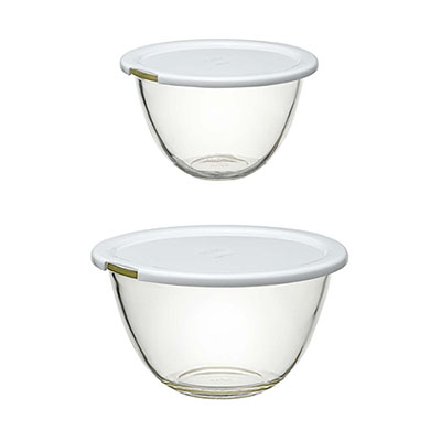 Mixing Bowl with the lid 2pc Set - MXPF-3506-W