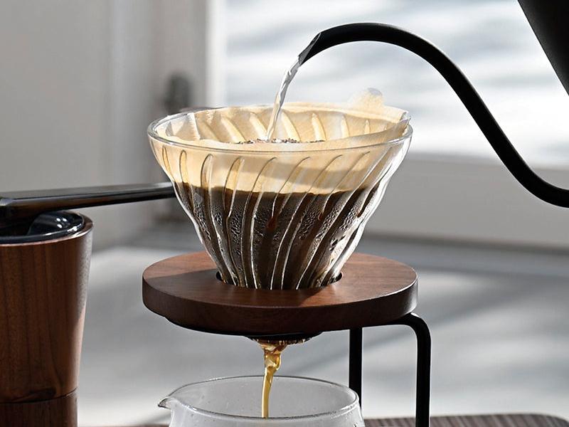 V60 Glass Dripper Walnut - VDG-02-WN