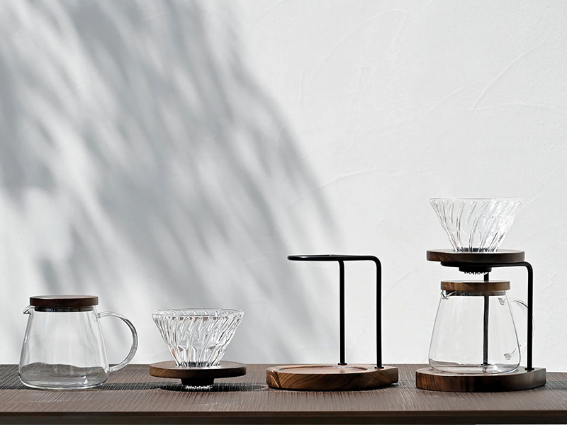 Drip Stand Set Walnut - WDS-1006-WN